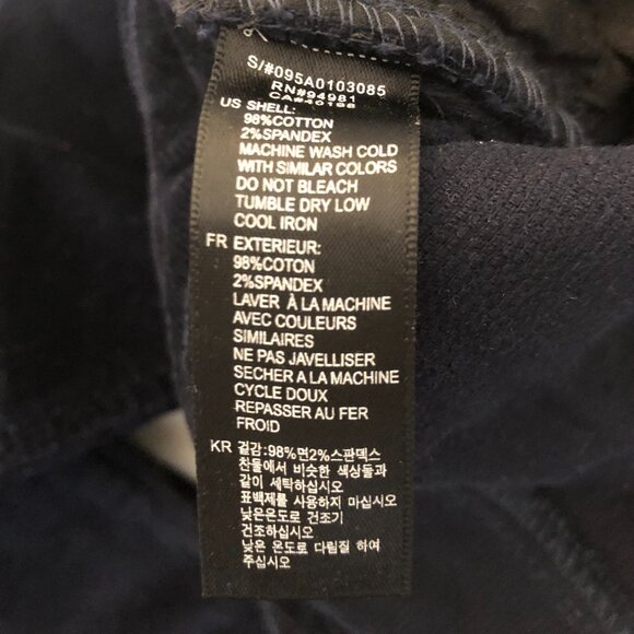 Forever21 - Navy Blue Corduroy Skinny Jeans - Size 25 - Picture 5 of 9